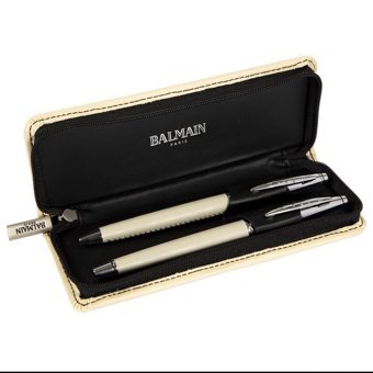 Balmain 10606200 Millau Metal Tek Renkli Siyah 2'li Tükenmez Kalem
