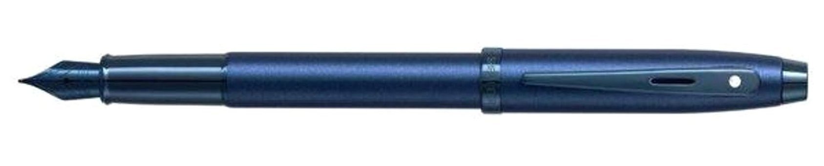 Sheaffer 9371-0 100 Metal Tek Renkli Mavi Tükenmez Kalem