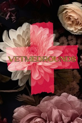 Vetmedrounds Rounding Book: Dark Floral (Vetmedrounds Rounding Books) Lake B.Sc., Kristin Independently Publıshed
