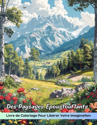 Des Paysages Poustouflants Livre De Coloriage: Coloriage De Paysages Poustouflants, Scnes Captivantes Pour L'Expression Crative Nicholson, Arie Independently Publıshed