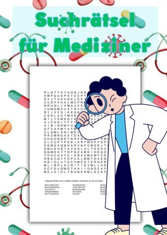 Suchrtsel Für Mediziner: Wortsuchrtsel Mit Begriffen Aus Anatomie, Biologie Und Weitere Medizinische Themen (German Edition) Newmann, Michael John Independently Publıshed