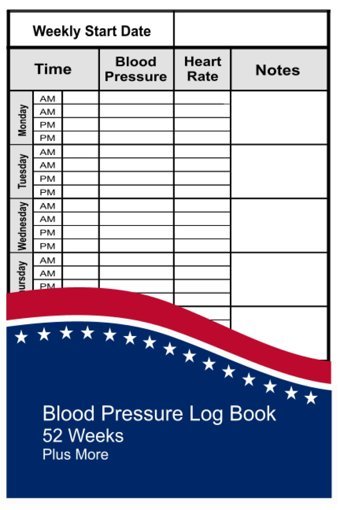Blood Pressure Log Book: 52 Week Plus More | Simple To Use Log Book | Extras Inside Nutter, Orrin Independently Publıshed