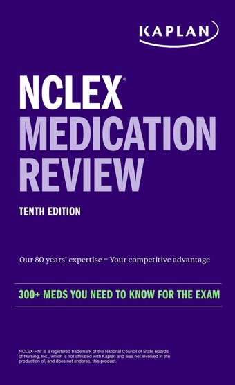 Nclex Medication Review: 300+ Meds You Need To Know For The Exam Kaplan Nursing Kaplan Publishing