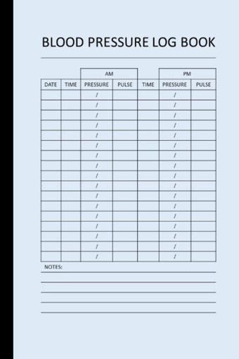 Blood Pressure Log Book: Monitor And Record Blood Pressure Daily At Home To Manage Cardiovascular Health Hailey, Brain Independently Publıshed