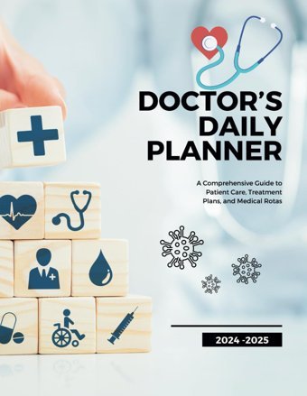 A Doctor'S Daıly Planner: A Comprehensive Guide To Patient Care, Treatment Plans, And Medical Rotas Lee, Cindy O. Independently Publıshed