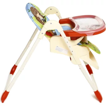 Baby Plus Sweet Emniyet Kemerli 15 kg Kapasiteli Tekerleksiz Tepsili Oturaklı Yükselticili Katlanır Mama Sandalyesi Yeşil