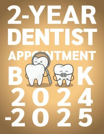 2-Year Dentist Appointment Book 2024-2025: Weekly, And Daily Planner/ Daily Appointments From 8 A.M. To 10 P.M. With 30 Minutes Slots For Dentist Morrison, Eloisa Independently Publıshed