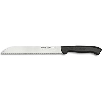 Pirge 38023 Ecco Çelik Tırtıklı Plastik Bıçak 20.5 cm