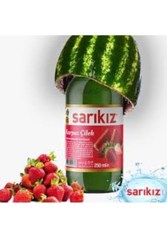 Sarıkız Karpuzlu Çilekli Soda 24'lü 250 ml
