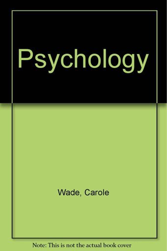 Psychology And Tavris, Carol Wade, Carole Harper Collıns
