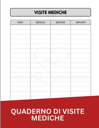 Quaderno Di Visite Mediche: Taccuino Per Tenere Traccia Delle Visite Mediche, Appuntamento Medico, Quaderno Degli Appuntamenti Dal Dottore 120 Pagine Luigi Palermay Independently Publıshed