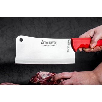 Atainox Silver No:3 Plastik Saplı 23 cm Düz Satır