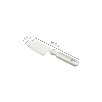 Ebrulihomeart Çok Amaçlı Mini Lila Plastik Saplı 19 cm Düz Satır