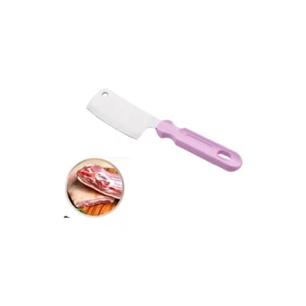 Ebrulihomeart Çok Amaçlı Mini Lila Plastik Saplı 19 cm Düz Satır