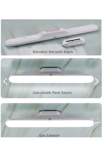 Cata CT-5249 Tekli Başlık Plastik Led Aplik Beyaz