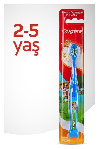 Colgate Kids 2 + Ekstra Yumuşak Manuel Çocuk Diş Fırçası Pembe