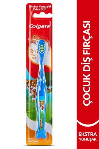 Colgate Kids 2 + Ekstra Yumuşak Manuel Çocuk Diş Fırçası Pembe