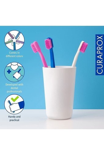 Curaprox Cs 5460 Ultra Soft Kapaklı Ultra Soft Manuel Diş Fırçası Beyaz