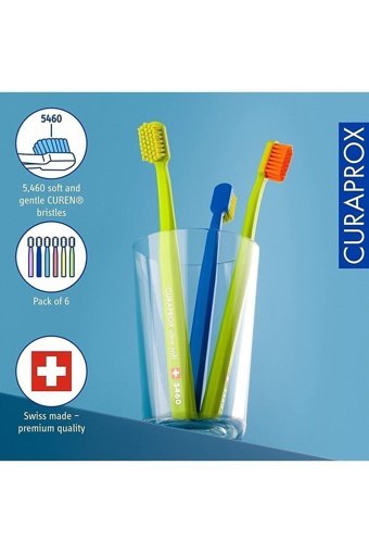 Curaprox Cs 5460 Ultra Soft Kapaklı Ultra Soft Manuel Diş Fırçası Beyaz