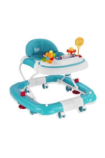 Baby Hope 212 Royal Yeni Versiyon 8 Tekerlekli Oyuncaklı Müzikli Örümcek Yürüteç Pembe