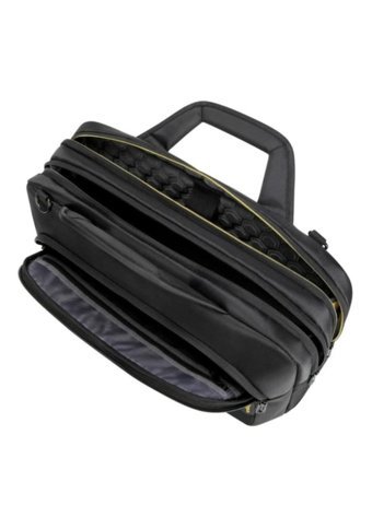 Targus CITYGEAR Düz Dört Gözlü Oxford Kumaş 17.3 inç Askılı Laptop Çantası Siyah