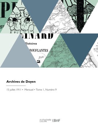 Archives De Doyen Collectif Hachette Livre Bnf