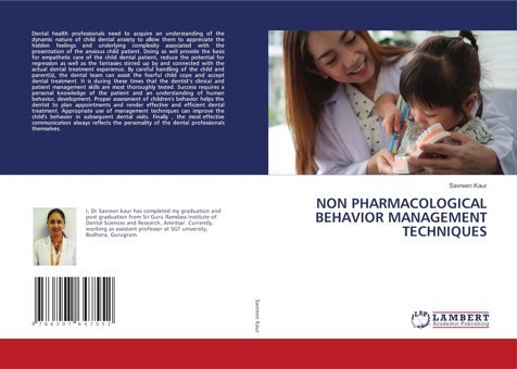 Non Pharmacologıcal Behavıor Management Technıques: De Kaur, Savreen Lap Lambert Academic Publishing