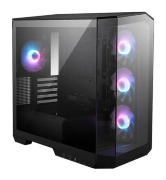 Msi Mag Pano M100R PZ RGB 4 Fanlı Siyah Dikey Kullanım Micro Tower Oyuncu Bilgisayar Kasası