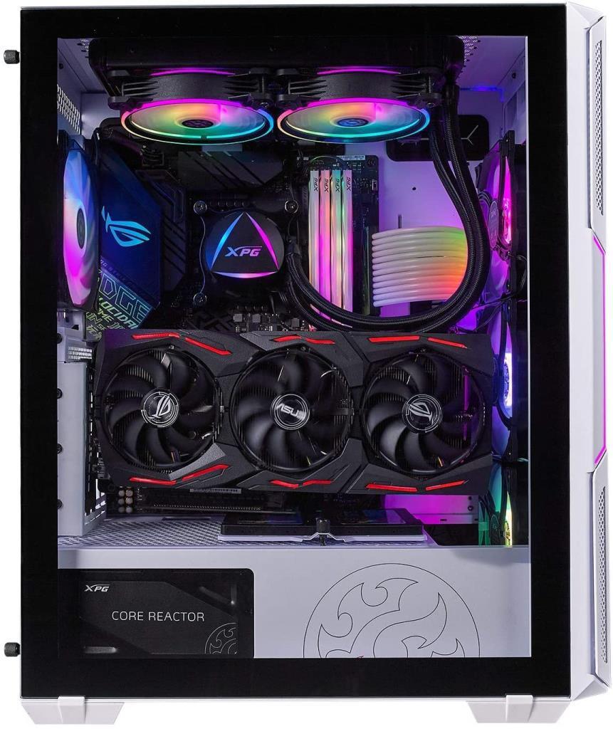 Xpg Adata RGB Sıvı Soğutmalı 2 Fanlı Beyaz Dikey Kullanım ATX Oyuncu Bilgisayar Kasası