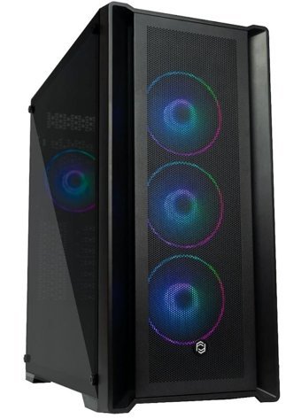 Frisby FC-9445G RGB Mesh 4 Fanlı Siyah Dikey Kullanım ATX Oyuncu Bilgisayar Kasası