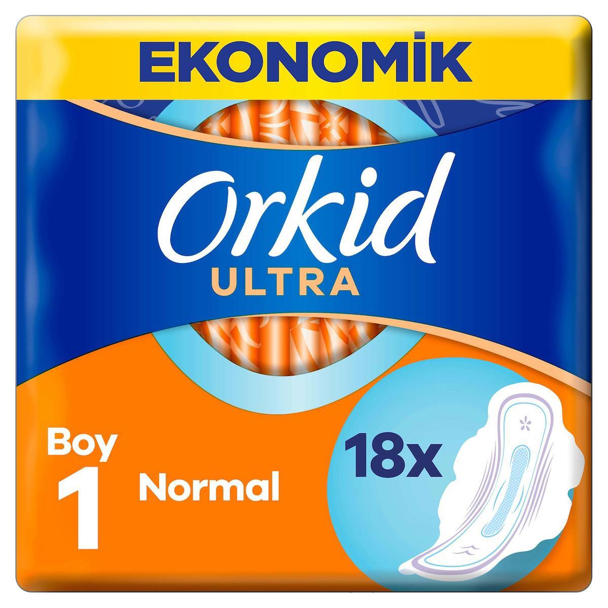Orkid Ultra Extra İnce 18'li Hijyenik Ped
