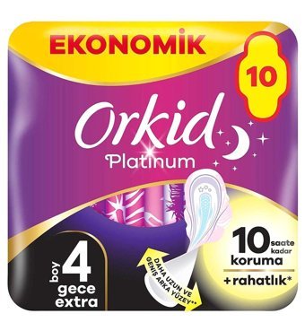 Orkid Platinum Orta 10'lu Hijyenik Ped