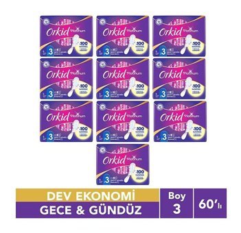 Orkid Platinum İnce 6'lı Hijyenik Ped 10 Adet