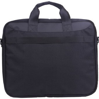 PLM PLC34 Düz İki Gözlü Oxford Kumaş 15.6 inç Askılı Laptop Çantası Siyah