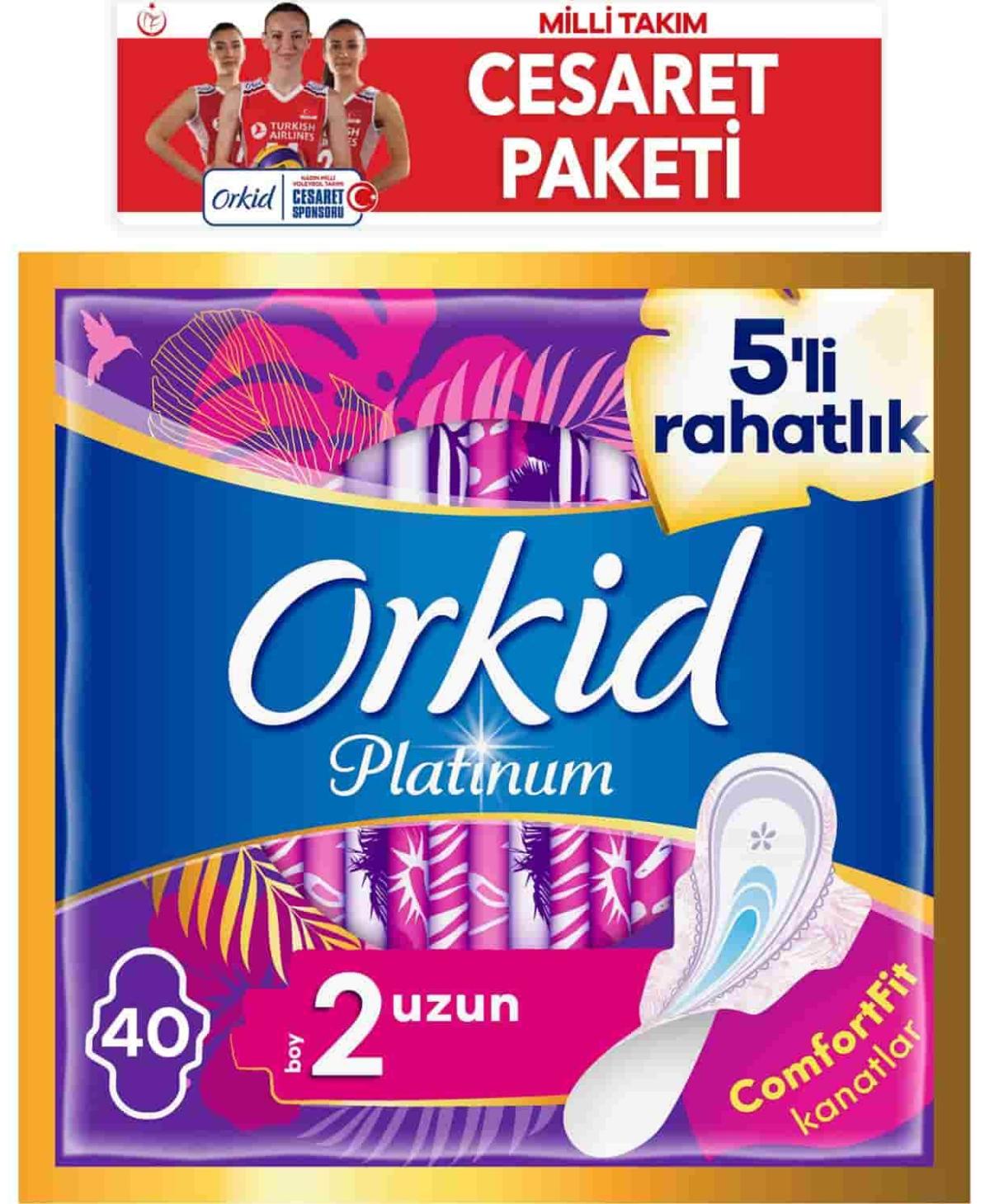Orkid Platinum İnce 40'lı Hijyenik Ped