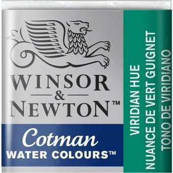 Winsor & Newton Cotman 696 Tablet Viridian Sulu Boya