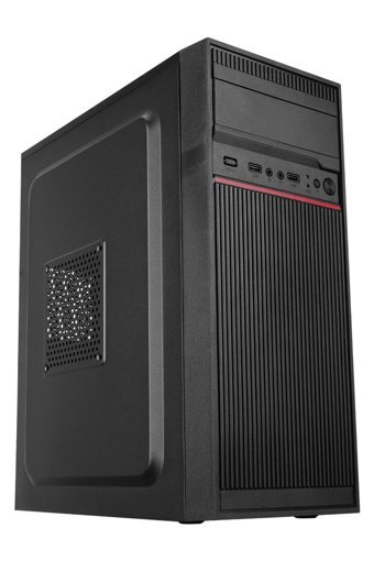 Everest K210 Mesh Siyah Dikey Kullanım Micro ATX Standart Bilgisayar Kasası