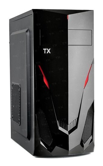 Tx K3SP400 RGB Sıvı Soğutmalı 4 Fanlı Siyah Dikey Kullanım Mid Tower Boş Bilgisayar Kasası