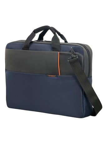 Samsonite QIBYTE Düz Tek Gözlü Oxford Kumaş 17.3 inç Askılı Laptop Çantası Antrasit