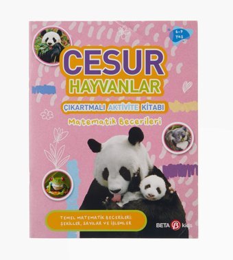 Cesur Hayvanlar - Çıkartmalı Aktivite Kitabı Kurt, Buket Beta Kids