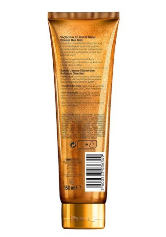 Loreal Paris Elseve Mucizevi Yağ Canlandırıcı Parlaklık Verici Boyalı Tüm Saçlar için Durulanmayan Kadın Saç Kremi 150 ml