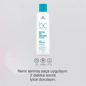 Schwarzkopf Bonacure Gliserol Şekillendirici Boyalı Kıvırcık Saçlar için Kadın Saç Kremi 200 ml