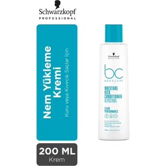 Schwarzkopf Bonacure Gliserol Şekillendirici Boyalı Kıvırcık Saçlar için Kadın Saç Kremi 200 ml
