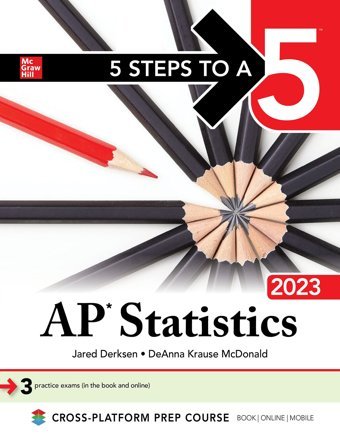 5 Steps To A 5: Ap Statistics 2023 Derksen, Jared Mcgraw-Hill