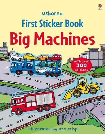 Big Machines Sticker Book (First Sticker Books Series) Taplin, Sam Usborne Publishing Books Ltd