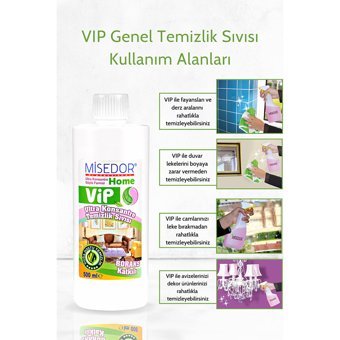 Misedor Vip Doğal Çok Amaçlı Temizleyici 500 ml