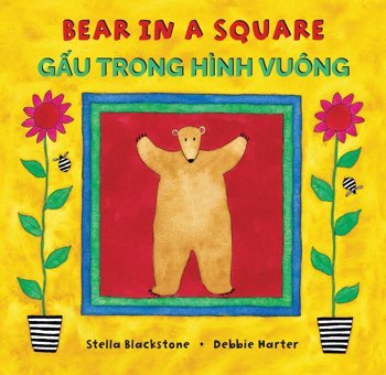 Bear İn A Square (Vietnamese And English Edition) Blackstone, Stella Barefoot Books