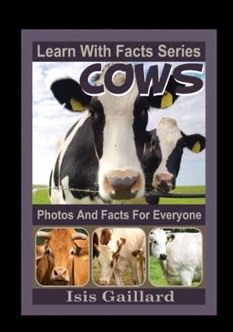 Cows Photos And Facts For Everyone: Animals İn Nature (Learn With Facts Series) Gaillard, Isis Learn Wıth Facts