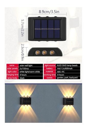 Tuğra E-Ticaret Modem 3'lü Başlık Plastik Led Aplik Siyah