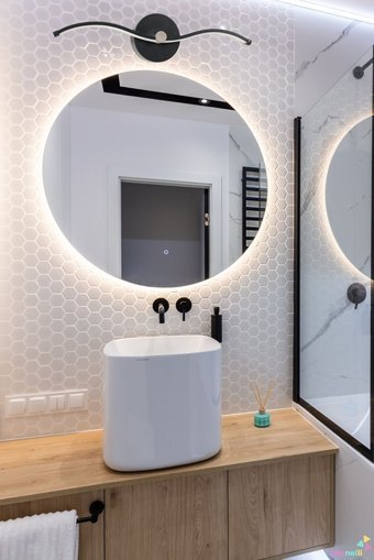 Harnelli Flüt Kuğu Tekli Başlık Metal Led Aplik Beyaz